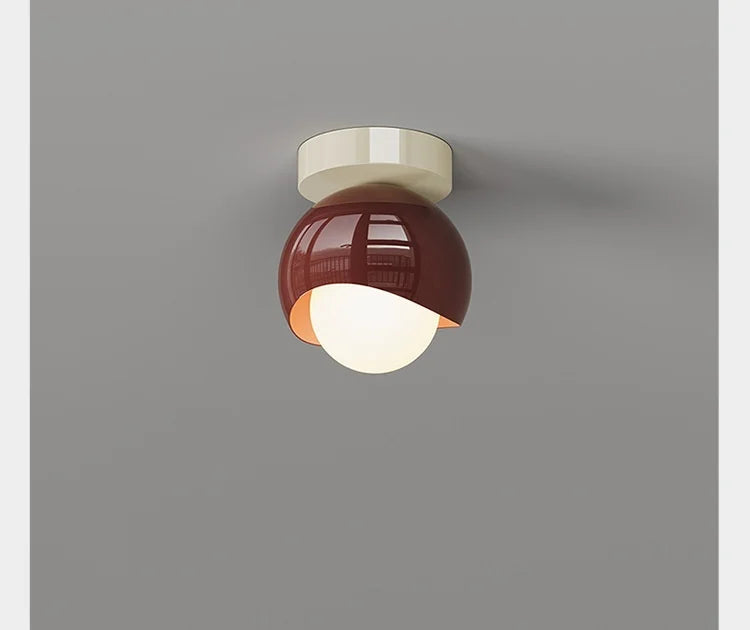 IWHD Glass Iron LED Ceiling Lamp Home Lighting Aisle Restaurant Living Room Light Fixtures Modern Ceiling Lights Decoration