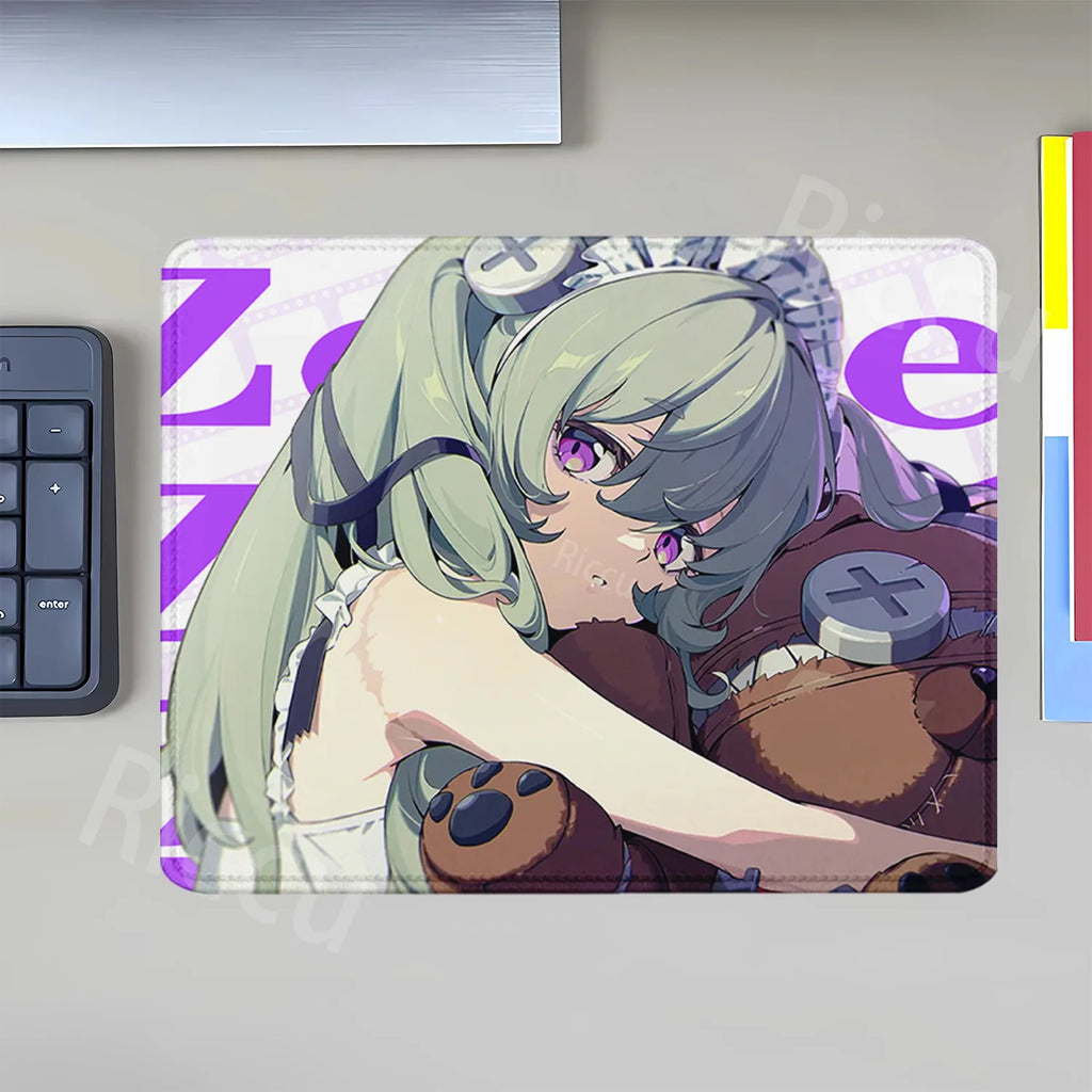 Mouse Pad Zenless Zone Zero Vivian Hoshimi Miyabi Ellen Joe Small Size Mousepad ZZZ Office accessories overlock teclado Desk Mat