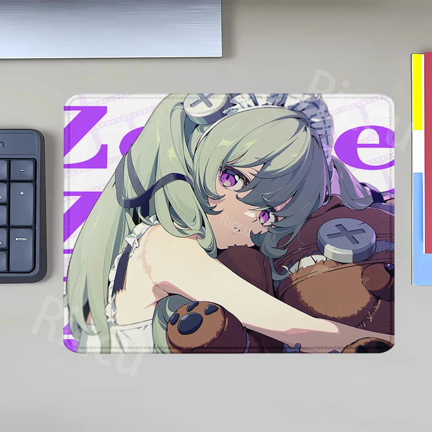 Mouse Pad Zenless Zone Zero Vivian Hoshimi Miyabi Ellen Joe Small Size Mousepad ZZZ Office accessories overlock teclado Desk Mat