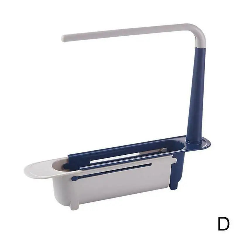 Kitchen Sink Drain Rack Telescopic Sink Shelf Sinks Organizer Soap Sponge Holder Storage Basket Kitchen Gadgets Accessories Tool