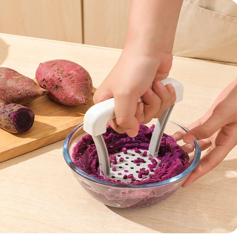 Manual Potato Masher Durable Potato Ricer Kitchen Vegetable Masher With Non-Slip Handle Fruit Juicer Kitchen Gadgets
