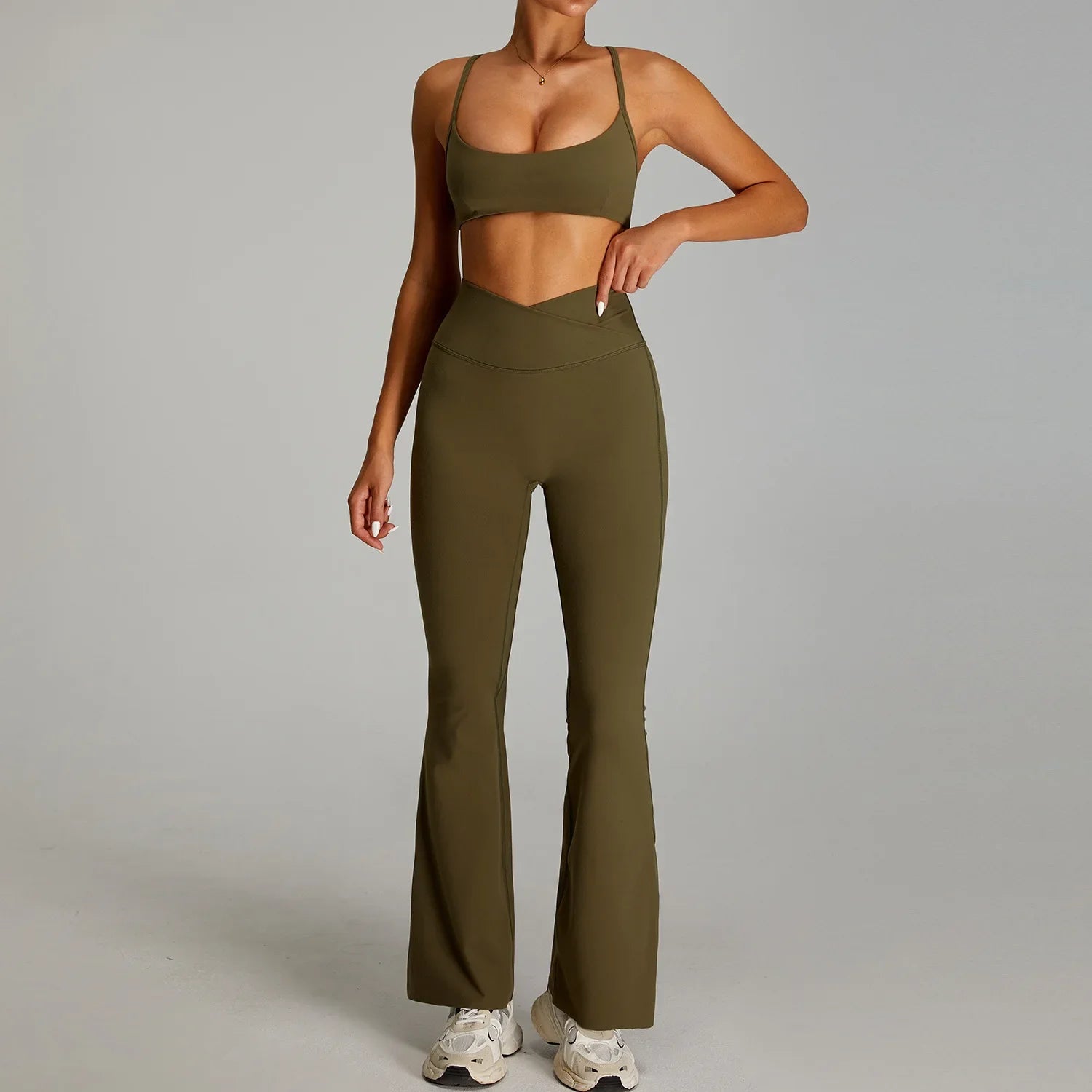 2025 New Women's High Waist Yoga Set - Seamless & Breathable 2-Piece Workout Outfit for Gym, Pilates & Running (+3 Colors)