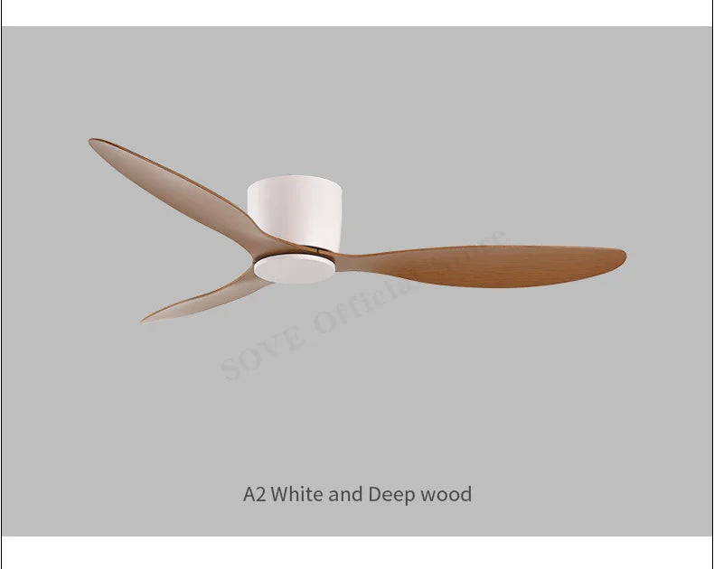 Modern Led Ceiling Fan Without Lights DC Motor 6 Speeds Timing Fans 17CM Low Floor Loft Remote Control Decorative Fan With Light