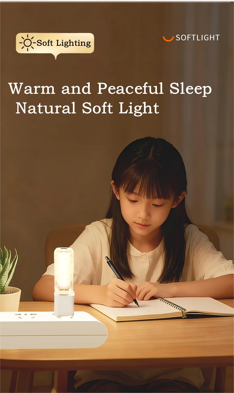 10LEDs USB Touch Dimming Night Light 5V Portable 3000K/6500K Bulb for Bedroom Study PC Laptop Mobile Power Bank Plug in Lighting