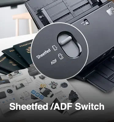 2025Document Scanner - Desktop High Speed Duplex Color Scanner , A4 / A3 Scanner OCR include