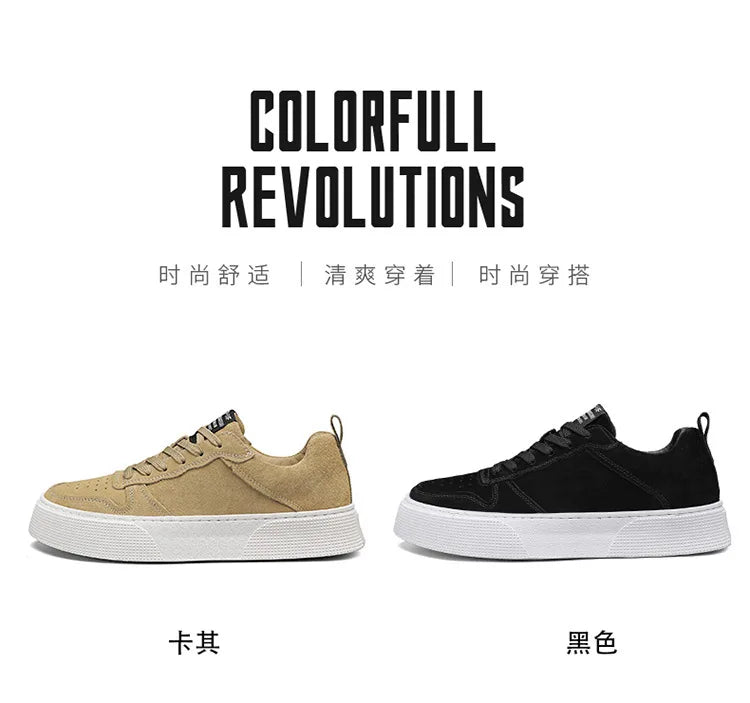 Men's sports soft-soled breathable and comfortable sneakers are trendy to pair with fashionable casual sports shoes