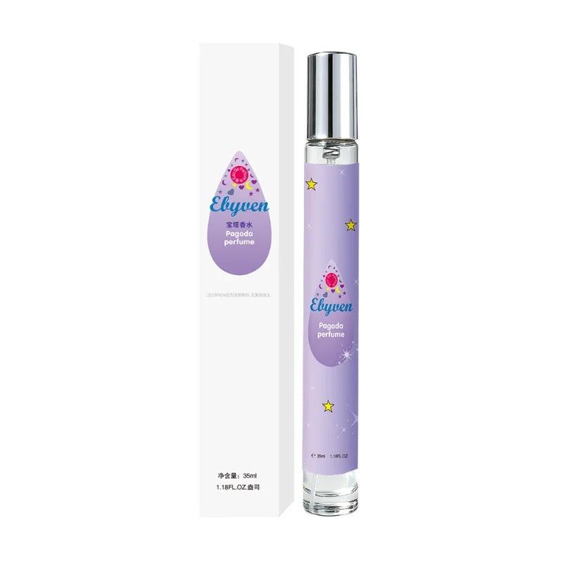 Floral Unisex Fragrance High-end Baby Milk Scented Pagoda-shaped Eau De Toilette Fresh Vanilla Lavender Deodorizing Body Spray