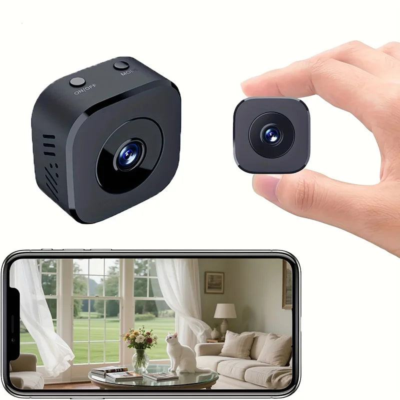 Mini Security Camera WiFi Surveillance 4K FullHD With 2 Way Audio Motion Detection Infrared Night Vision Security Cam