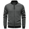 AIOPESON Baseball  Jacket Men Cotton Solid Color Thicken Warm Autumn Winter Casual Sportswear High Quality Zipper Jacket Male