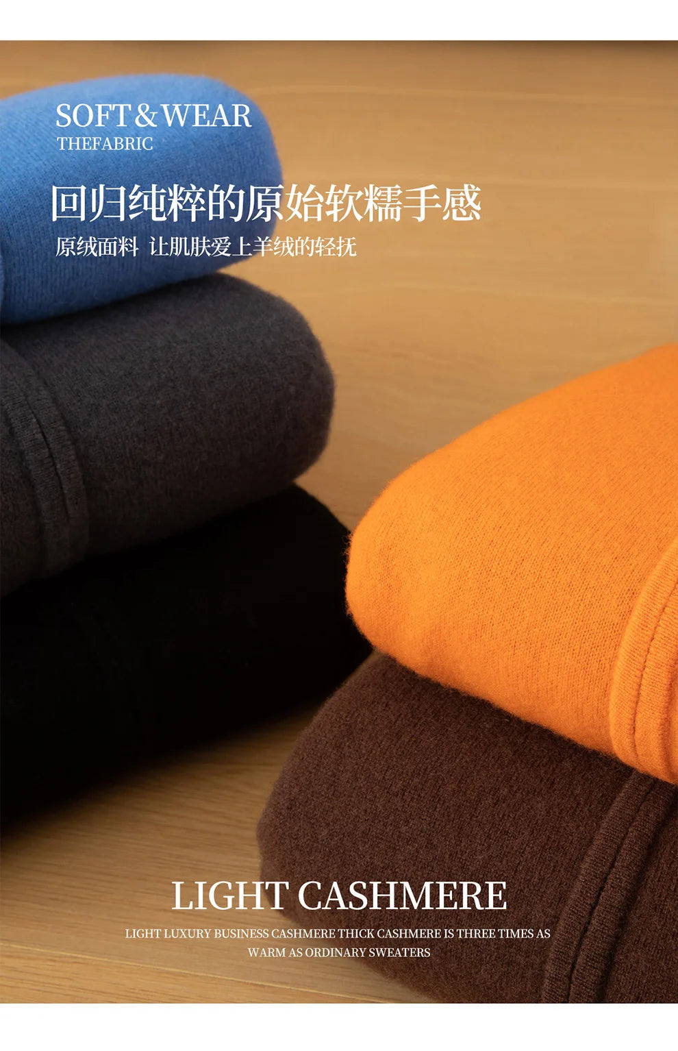 Double-Sided Cashmere Hooded Cardigan For Men Autumn And Winter Wearing Sweater Thickened Pure Wool Knitted Loose Zipper Coat