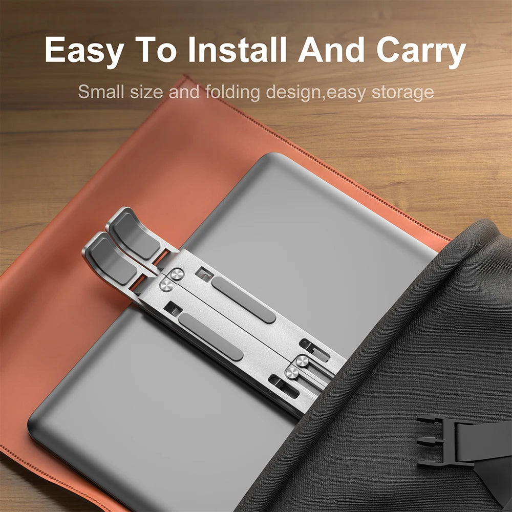 Universal Portable Laptop Stands Foldable Notebook Holder Adjustable Notebook Computer Bracket Lifting Cooling Holder Non-slip