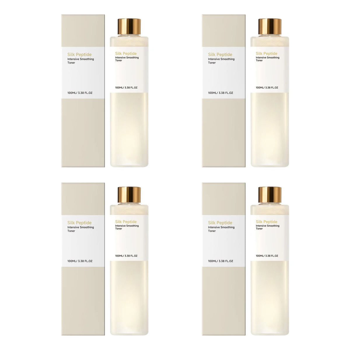 Silk Peptide Facial Toner Deep Hydration Calming Redness Repair Skin Barrier Refine Pores Brightening Dullness Face Primer Toner