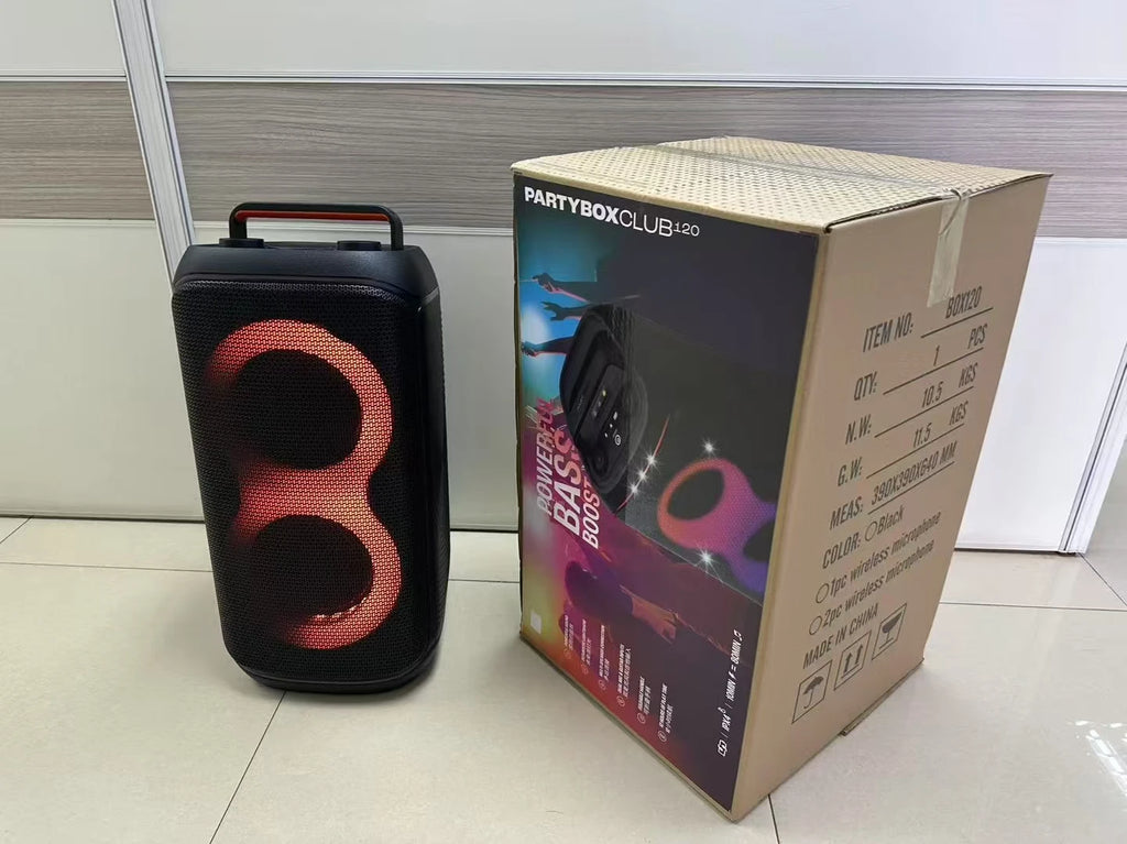 BOX120 Four-speaker Super Power Speaker Outdoor Portable Square Dance RGB Card Multi-function Speaker