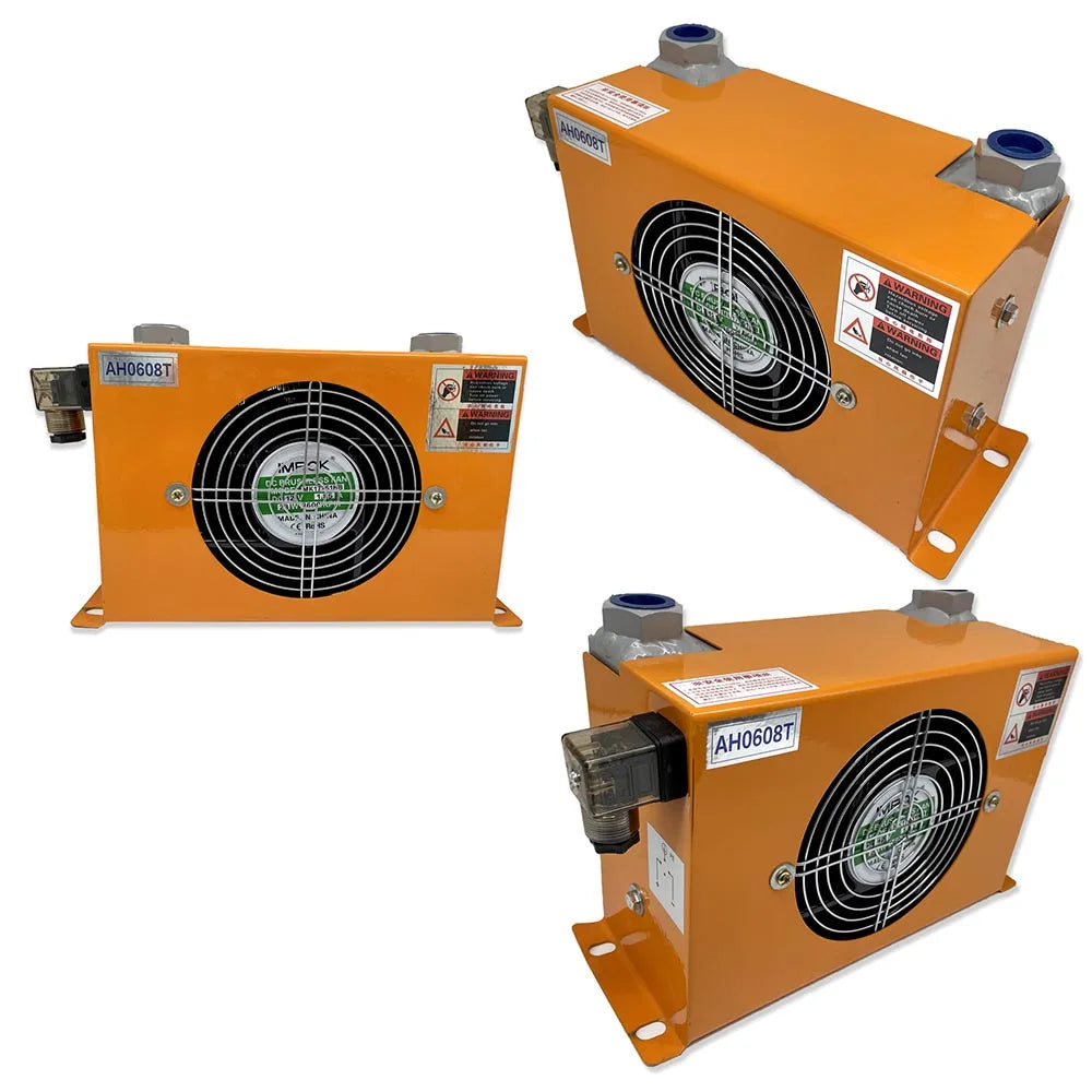 60L/min Hydraulic Air Cooler AH0608T Hot Selling Hardware Tools Air Cooled Oil Radiator Air Cooling Oil Cooler 380V 220V 24V 12V