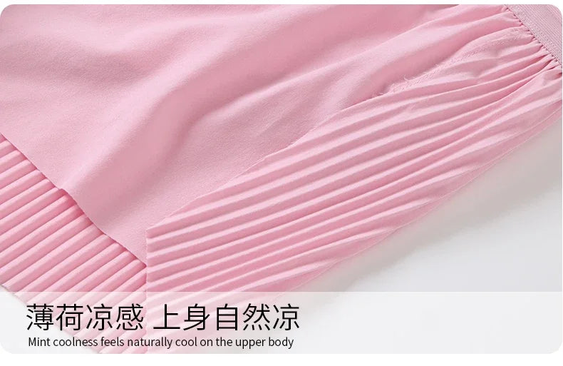 Breathable Fitness Shorts Women's Summer Cooling Tennis Yoga Pants Hidden Pocket Quick-drying Sports Fitness Shorts