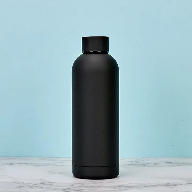Customizable Text LOGO Insulated Water Bottle Portable with Screw Lid Unisex Groomsmen Wedding Gift Cup Termos Travel Drinkware