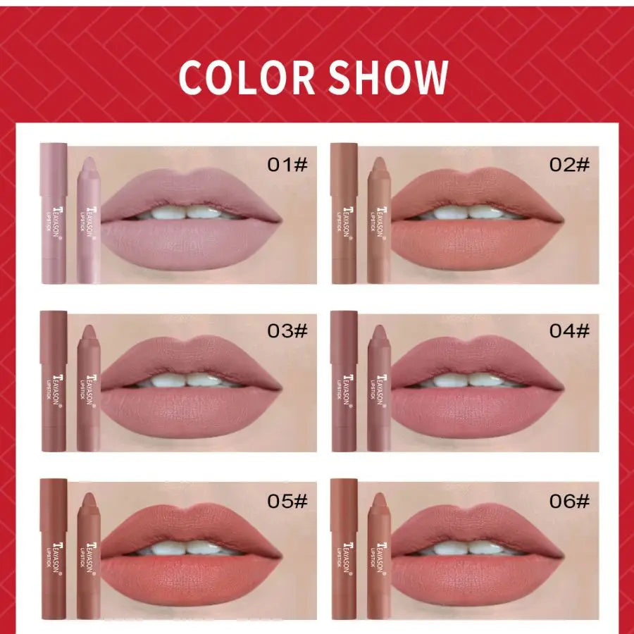 Matte Lipstick That Doesn'T Smudge, Provides Long-Lasting Color, Waterproof and Sweat-Proof, Versatile for Everyday Use, a Must-Have
