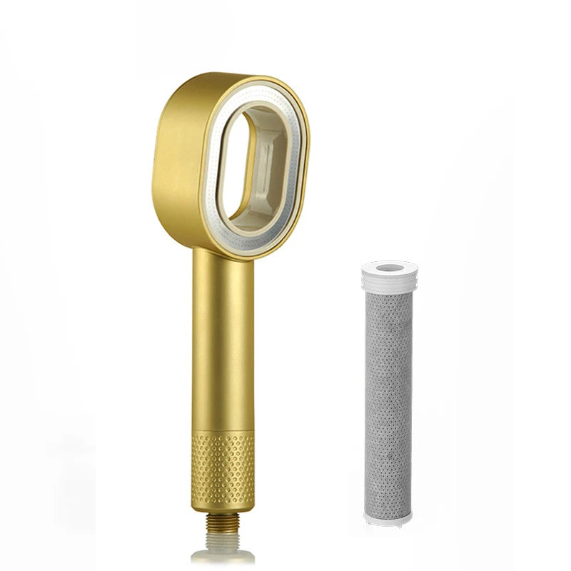 High Pressure Filter Shower Head Nozzle Impurities Beauty Purification Bathroom Showerhead Accessories Universal Water Saving