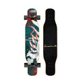 44-inch longboard skateboard for beginners, men, women, adults, professional double-kick dance board, youth maple wood four-whee