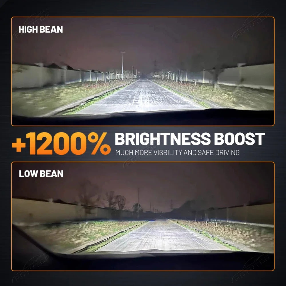 D2S D4S Led Car Headlights Bulb D2R D4R LED Car Light High Power 5200W 1:1 Plug and Play 9980 CSP Chip Turbo Lamp 6500K White