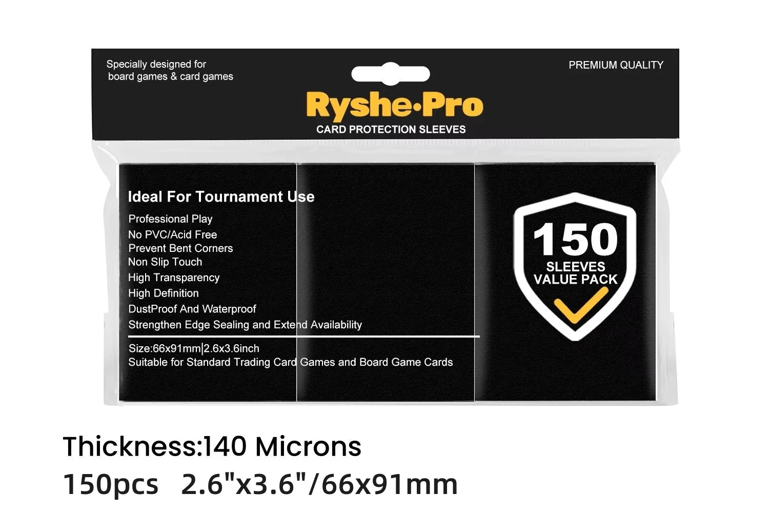 100pcs Trading Card Sleeves Soft Clear Perfect for Double-sleeving and Compatible with Pokemon Mtg Cards Sport Cards