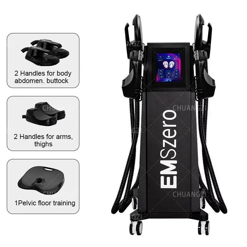 EMSZERO PRO 6500W NEO EMSzero15T EMS+EMT/RF Slimming Machine Nova Body Sculpting EMS Pelvic Muscle Stimulator Salon