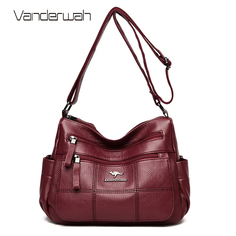 Genuine Brand PU Leather Sac Luxury Handbags Women Bags Designer Shoulder Crossbody Hand Bags for Women 2022 Purses and Handbags