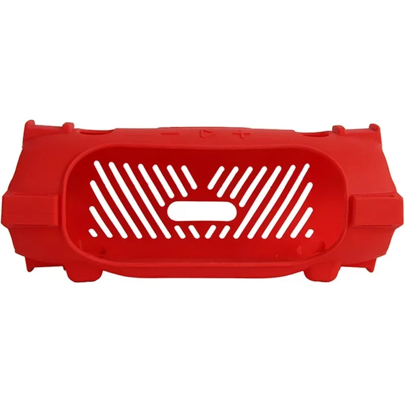 Newest Soft Silicone Case Cover Skin With Strap Carabiner for JBL Charge 6 Portable Waterproof Wireless Bluetooth Speaker