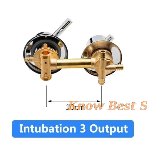 2/3/4/5 Ways Water Outlet Screw Thread Center Distance 10cm  Mixing Valve Brass Bathroom Shower Mixer Faucet Tap Cabin