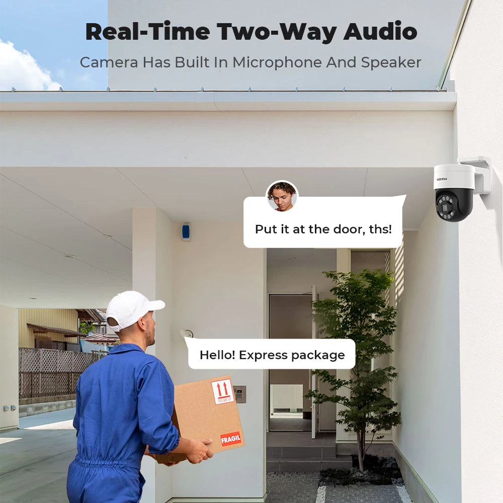 H.View Cctv Security Poe Ip Camera Ptz  5Mp 8mp 4K Dome Outdoor Audio Video Surveillance For Nvr System  Xmeye