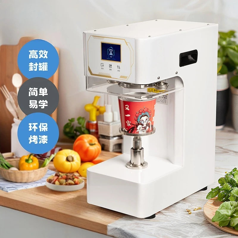 Factory Direct 2026 Commercial Easy-Tab Can Paper Bowl Sealing Machine Easy-Pull Lid Can Sealing Machine