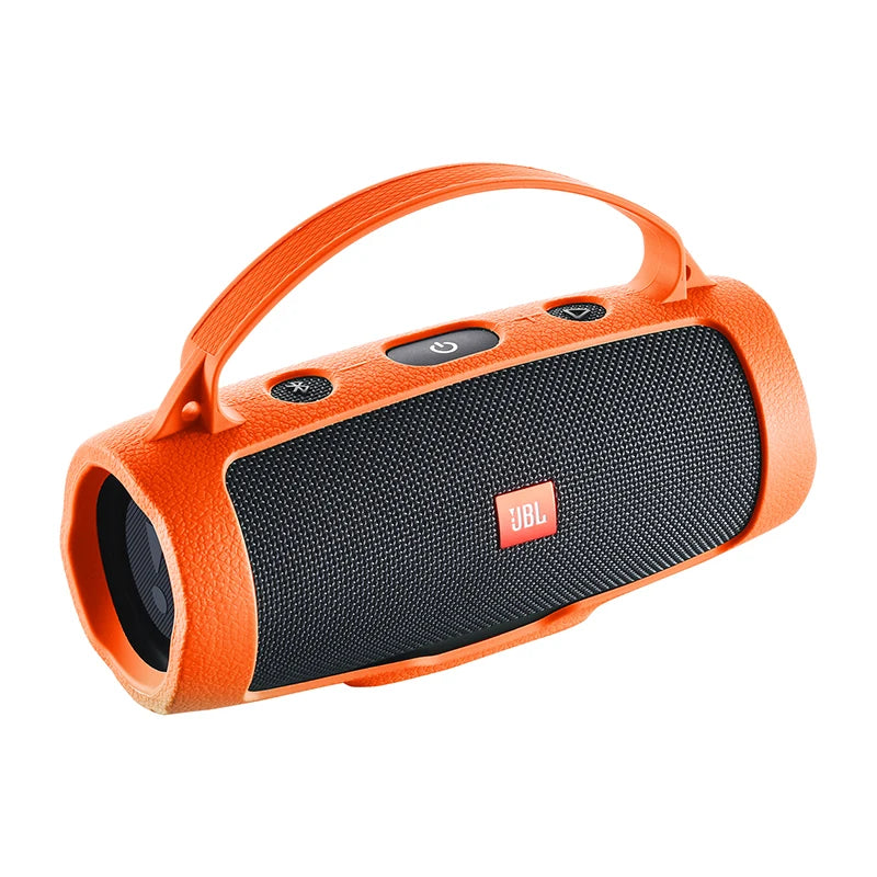 Bluetooth Speaker Case Soft Silicone Cover Skin With Strap Carabiner for JBL Charge Essential 2 Wireless Bluetooth Speaker Bag