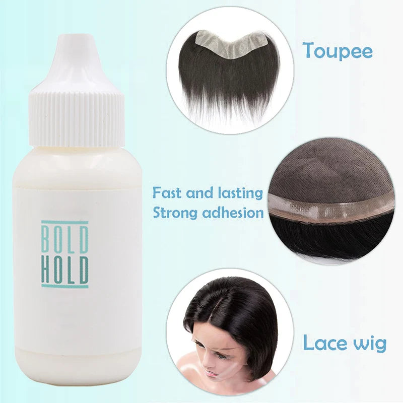 Wig Glue Waterproof Front Lace Wig Glue Private Label Strong Hold Lace Glue Wig Accessories for Frontal Closure Toupee 38ml