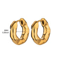 Stainless Steel Pendientes Earrings for Women Gold Color New In Geometric Small Hoop Earrings 2024 Trend Wedding Jewelry Gift