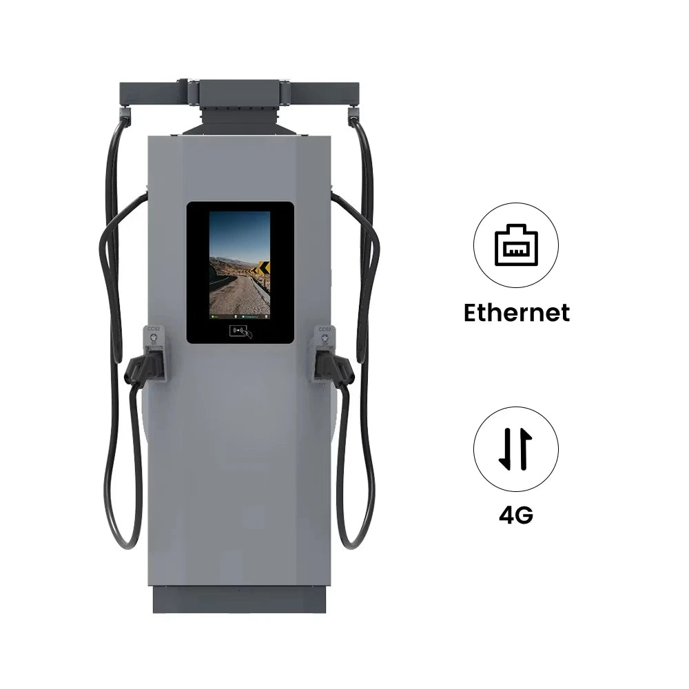 240kW to 420kw Ultra Fast DC EV Charger Station OCPP 2.0.1 Commercial Public Floor-mounted Electric Vehicle Charging Station