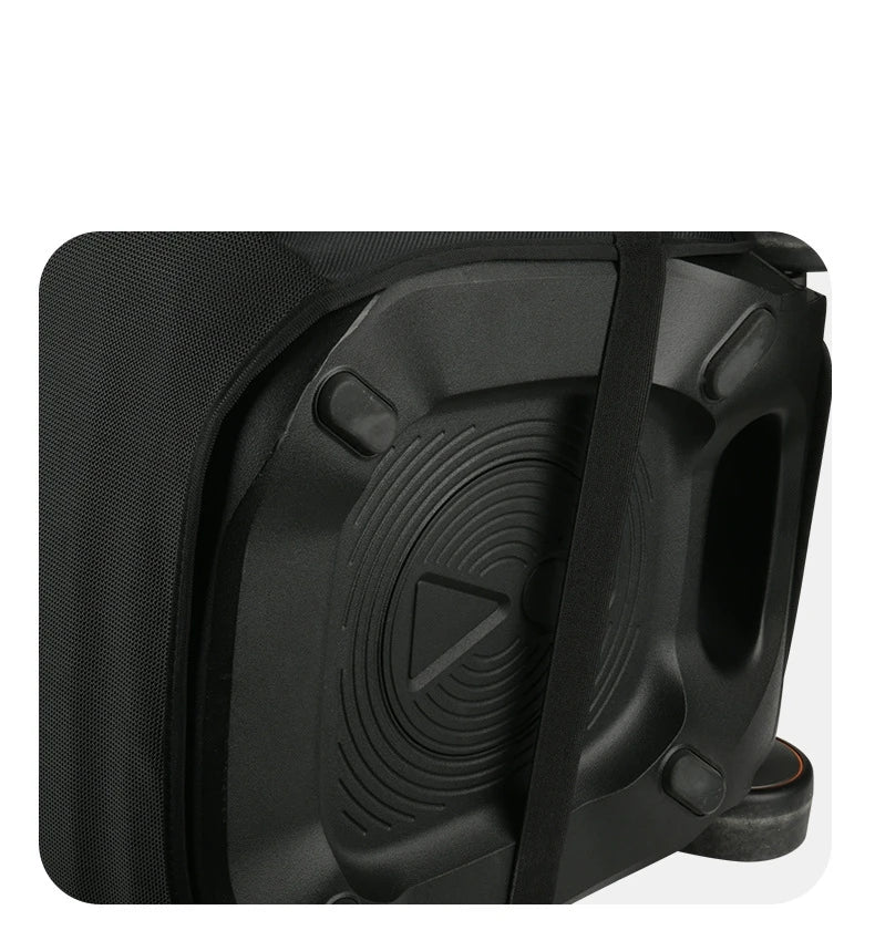 For JBL PARTYBOX STAGE 320 Speaker Case Double Pocket Nylon Mesh Sound Cover