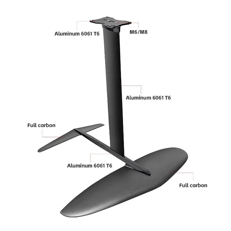 F200 Hydrofoil 1850sqcm Carbon Fiber Surf Foil Board Water Sports and Surfing Electric Surfboard Hydrofoil