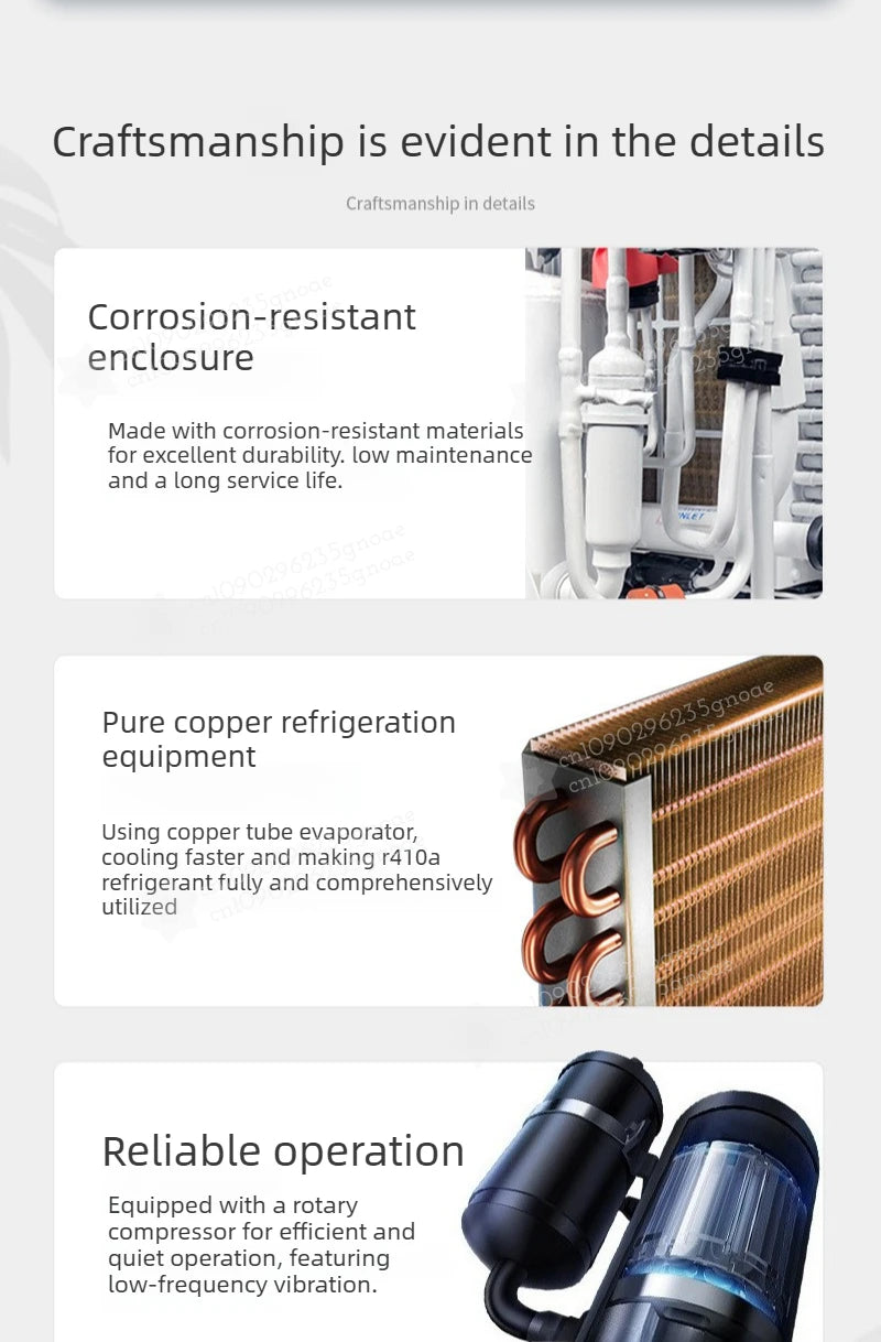 Self-contained Marine Air Conditioner for Boat  Water Cooled Chiller Vessel Yacht Air Conditioning