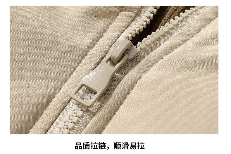Men's  Block Corduroy Hooded Puffer Jacket Full Zip Thick Warm Winter Coat Loose Windproof Casual Outerwear With Side Pockets
