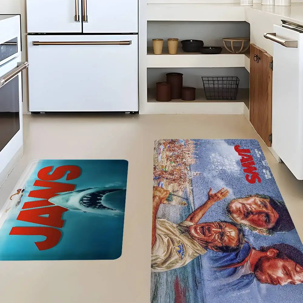 J-JAWS Movie Kitchen Mat Cheaper Anti-slip Modern Living Room Balcony Printed Modern Home Decor