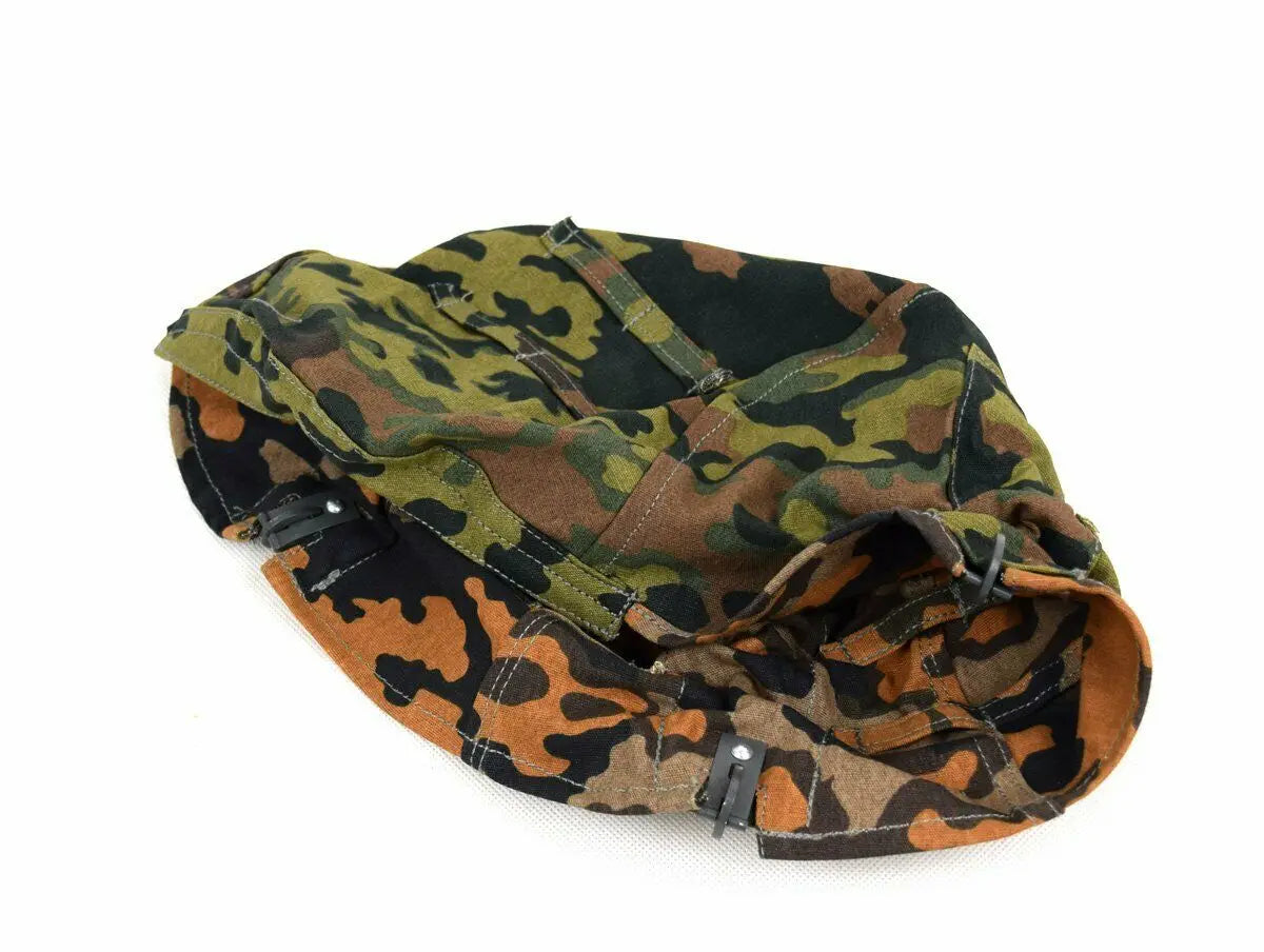 WWII German ELITE M35 Reversible Helmet Cover Spring And Fall Oak Camo MILITARY War Reenactments