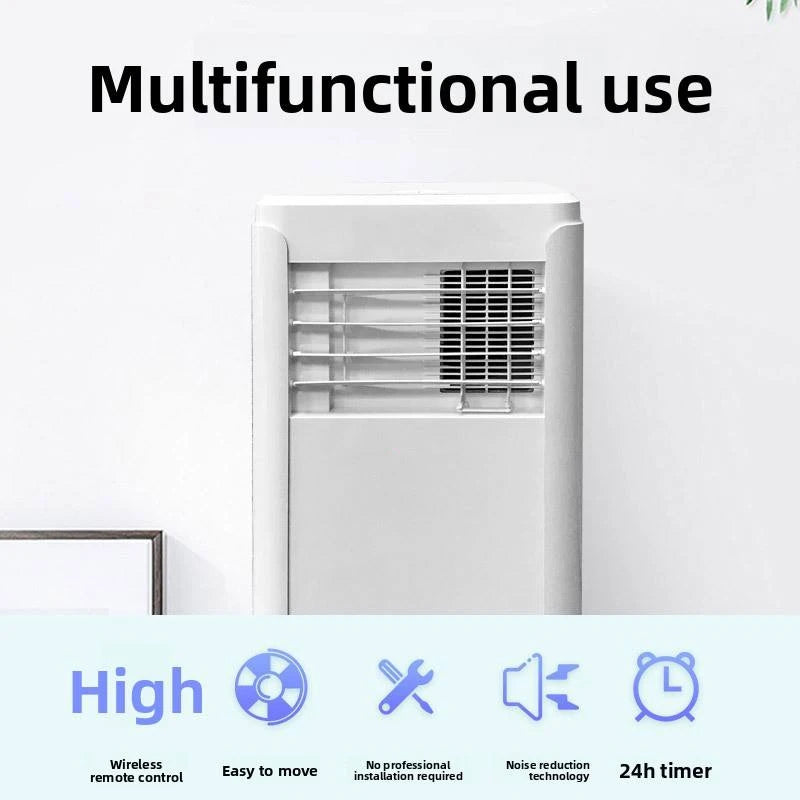 12000BTU Portable Air Conditioner Cooling Heating Mobile AC R410a Compressor Freestanding Unit with Remote Control
