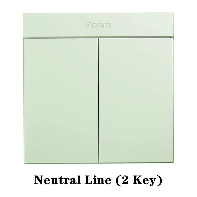 Aqara Smart Wall Switch H1M With Neutral Line Wireless Key Light Switch Zigbee Multiple Control Modes Smart Wall Light Switch