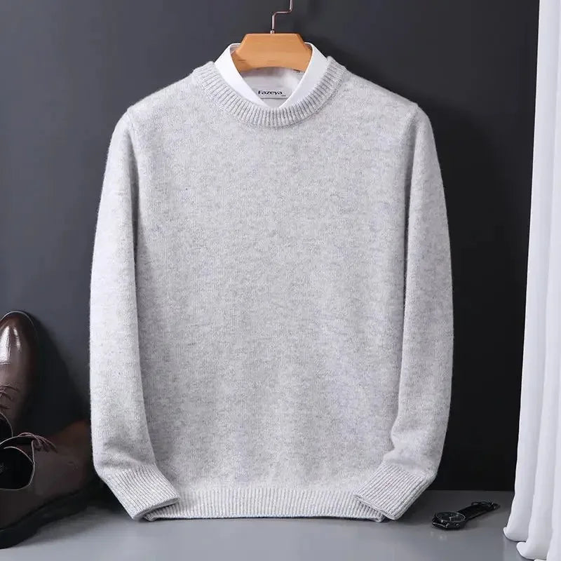 Cashmere Cashmere Sweater Men 2025 Autumn Winter Jersey Jumper Robe Hombre Pull Homme Hiver Pullover Men O-neck Knitted Sweaters