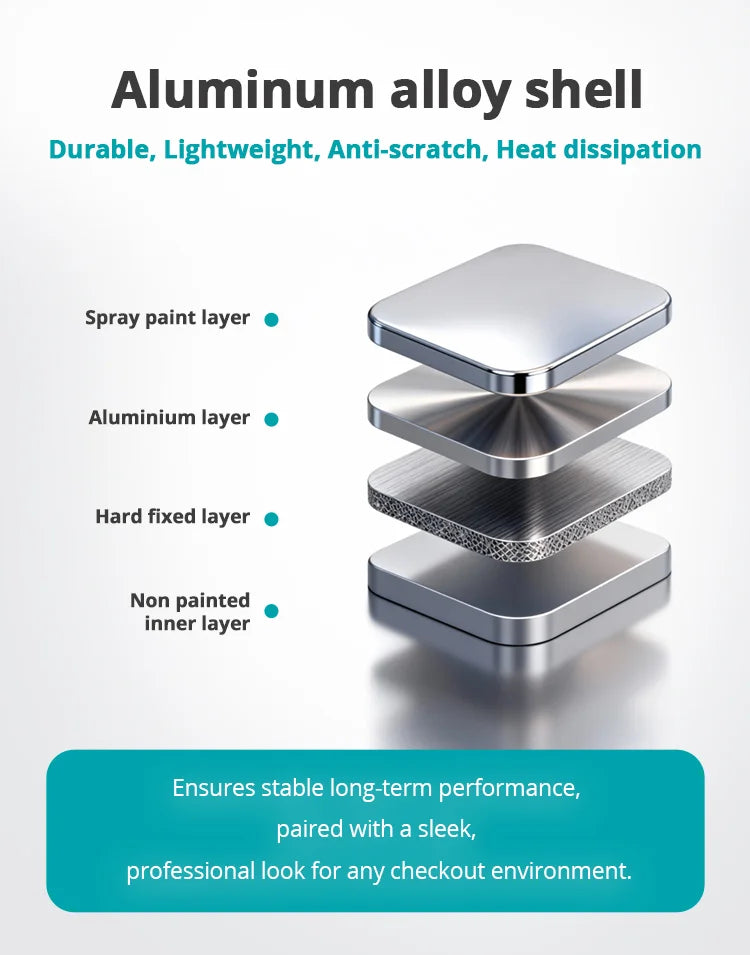 POS Systens Factory Direct Prices Aluminum Alloy Retail Pos Android Terminal with Touch Screen RFID All in One POS Machine