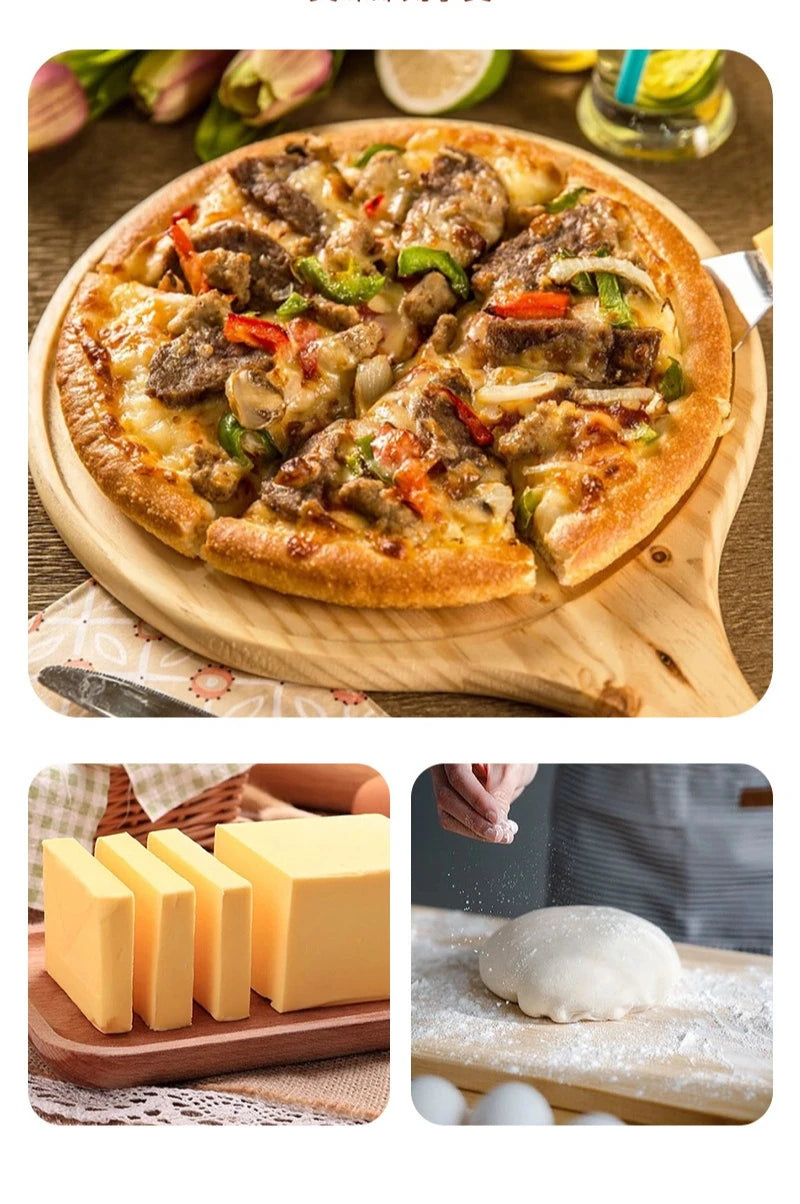 Pastry Wheel Cutter Round Pizza Cutting Wheel Tools Dough Cutting Roller Home Pizza Divider Baking Cutting Tools Kitchen Gadgets