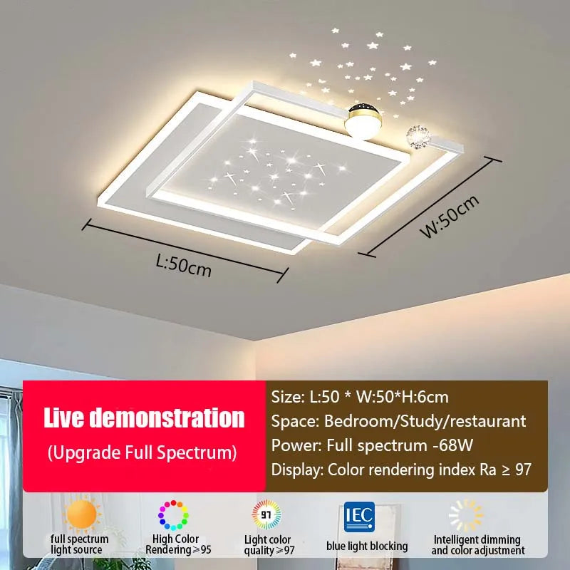 Modern LED Living Room, Dining Room, Bedroom Ceiling Lights, Luxurious and Simple Ceiling Lights, Indoor Home Lighting Fixtures