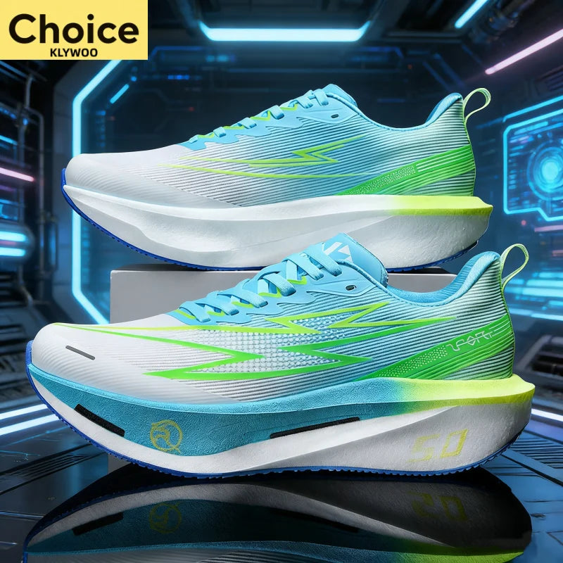 NEW Running Shoes Carbon Board Speciality Marathon Men Sports Breathable Lightweight Women's Comfortable Athletic Brand Sneakers - Beauty