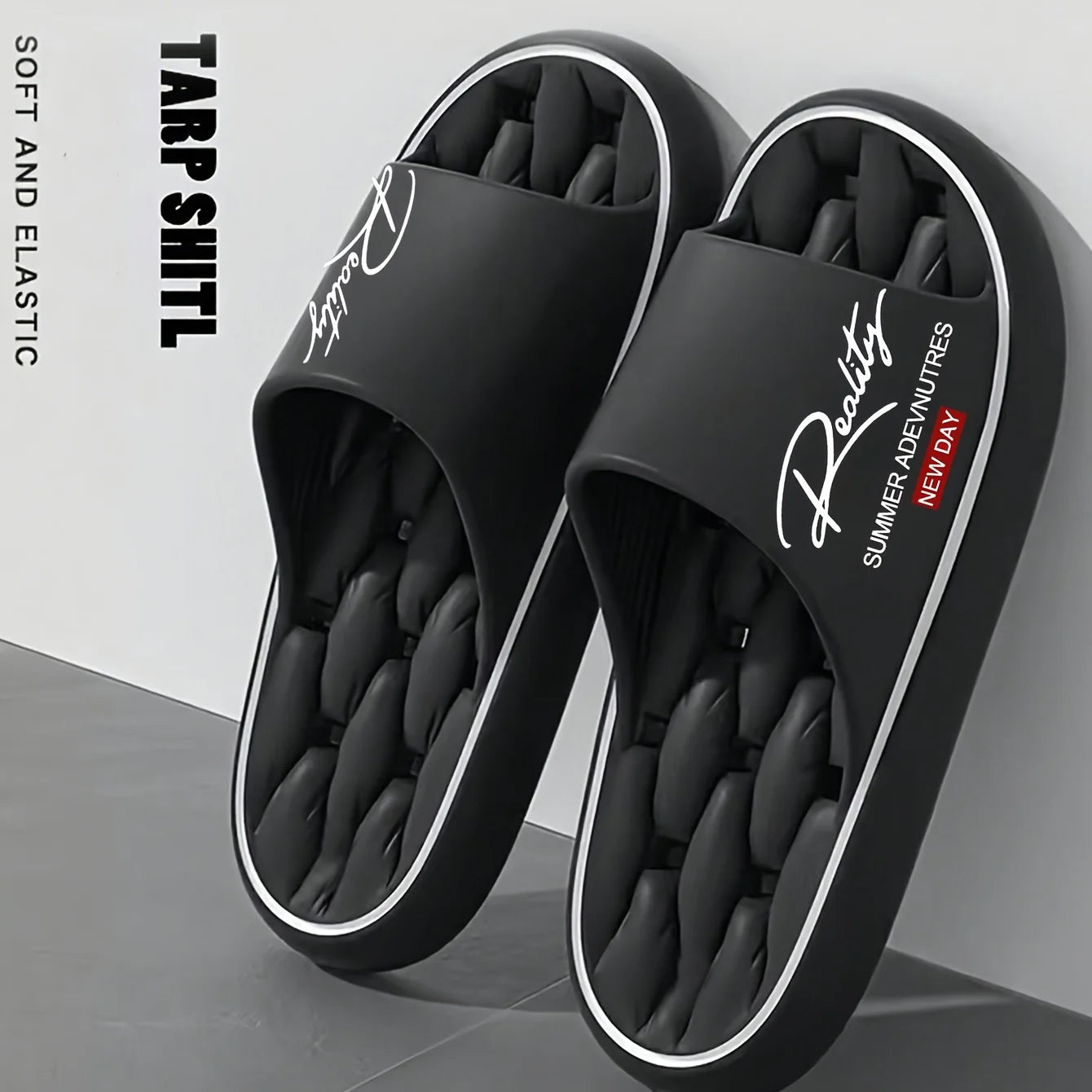 Summer innovative design EVA men's shoes, soft and lightweight home slippers, suitable for indoor and outdoor leisure activities