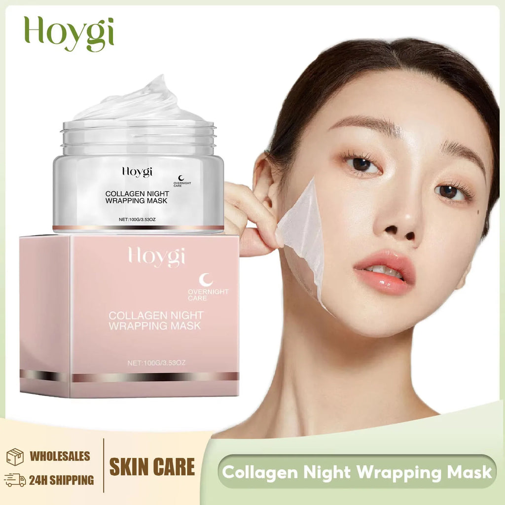Collagen Mask Anti-aging Fade Fine Line Shrink Pores Firming Lifting Collagen Protein Skin Replenishment Moisturizing Jelly Mask